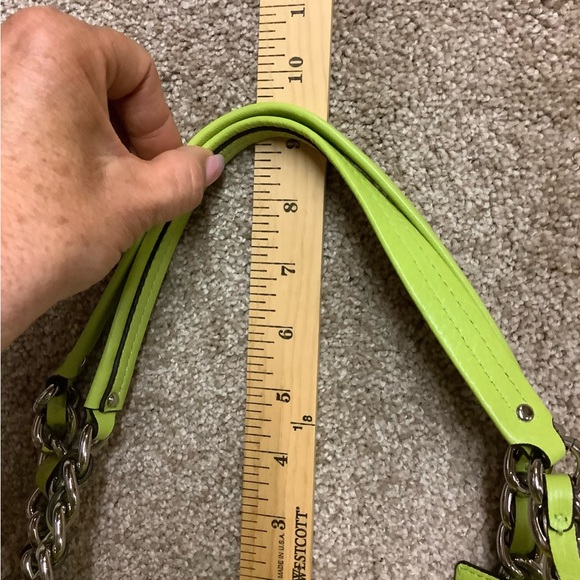 ๐๐HP๐๐Coach "RARE"- NWT Madison Tote #20466SV/KIWI w/ Scarf & Bracelet-All NWT - Picture 8 of 16